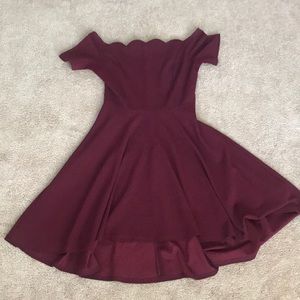 Retro Boat Neck Evening Dress